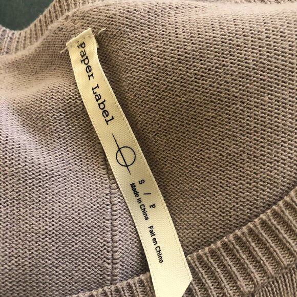 Paper Label Alexandria Side Split Tunic Knit Long Sleeve Dress Size Size S - Picture 6 of 7